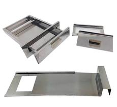 Gaveta 304 Cinzeiro c/Nicho Registro Regulador de Fumaça