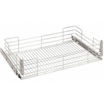 Gaveta 47cm Multiuso Masutti Aramada Deslizante Cozinha Cromada Corrediças Paneleiro