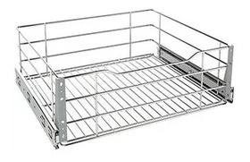 Gaveta Aramada Deslizante 57x16x48 Aço Cromado7013 Gaveta Aramada Deslizante 57x16x48 Aço Cromado7013