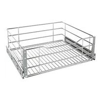 Gaveta Aramada Deslizante 67x16x48 Aço Cromado 7014