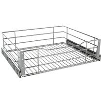 Gaveta Aramada Deslizante 77x16x48cm Aço Cromado 7015 Gaveta Aramada Deslizante 77x16x48cm Aço Cromado 7015
