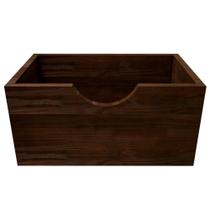 Gaveta Baixa de Madeira Linea Tabaco