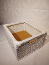gaveta caixa organizadora sem tampa porta objetos para closet banheiros fibra sintético 25x29x15 - baeart minas artesanatos