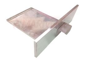 Gaveta Cinzeiro 26 x 18,5 cm corpo galvanizado e frente inox Para Churrasqueira Marivent Casa e Lazer Gaveta Cinzeiro 26 x 18,5 cm corpo galvanizado e frente inox Para Churrasqueira Marivent Casa e Lazer