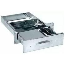 Gaveta Cinzeiro Aço Inox Churrasqueira Alvenaria 37X25X4,5Cm
