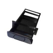 Gaveta Cinzeiro Preta Aço Carbono para Churrasqueira e Fogão a Lenha Coletor de Cinzas com Tampa Refratária