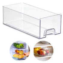 Gaveta De Acrílico Prime Médio Organizador De Geladeira