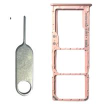 Gaveta de Chip Sim CARD Compatível com Galaxy A51 e A71 rosa .