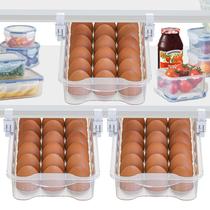 Gaveta de ovos para geladeira Skywin, pacote com 3 unidades, capacidade para 18 ovos
