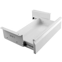 Gaveta embaixo da mesa VIVO DESK-AC03A-W 16 polegadas em aço branco Gaveta embaixo da mesa VIVO DESK-AC03A-W 16 polegadas em aço branco