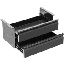 Gaveta embaixo da mesa VIVO DESK-DR02 Slide Out Dual Tier 40cm