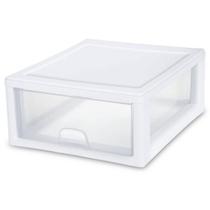 Gaveta empilhável Sterilite 16 litros transparente (pacote com 1)