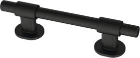 Gaveta Franklin Brass Adjusta-Pull, 35-102 mm, preto fosco, pacote com 5