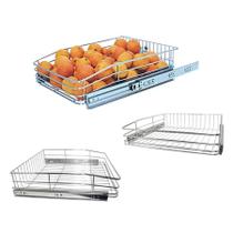 Gaveta Fruteira 370mm Cromado Bredal Cromado Gaveta Fruteira 370mm Cromado Bredal Cromado