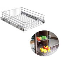 Gaveta Fruteira Cromada com Trilhos - Medidas 270x110x450mm - Jomer Gaveta Fruteira Cromada com Trilhos - Medidas 270x110x450mm - Jomer