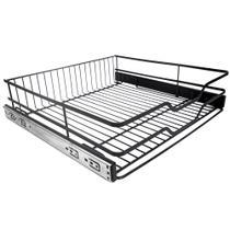 Gaveta Fruteira Deslizante Preta 570x110x450mm 2473 Jomer