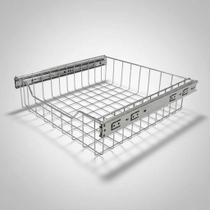 Gaveta Fruteira Slim Frente Rebaixada 370mm Cromada Bredal Gaveta Fruteira Slim Frente Rebaixada 370mm Cromada Bredal