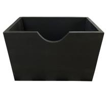 Gaveta Média de Madeira Linea Preto Gaveta Média de Madeira Linea Preto