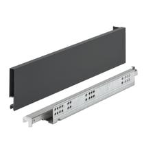 Gaveta Metálica Baixa (30Kg) 89x450mm Invisa Slim Soft Close Antracito Hafele Gaveta Metálica Baixa (30Kg) 89x450mm Invisa Slim Soft Close Antracito Hafele