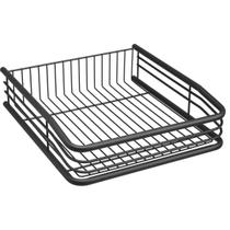Gaveta Multiuso 27x47x13cm Preta Fruteira Aramada Masutti Deslizante 3 Distanciadores Gaveta Multiuso 27x47x13cm Preta Fruteira Aramada Masutti Deslizante 3 Distanciadores