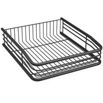 Gaveta Multiuso 47x13cm Preta Fruteira Aramada Masutti Deslizante 3 Distanciadores Gaveta Multiuso 47x13cm Preta Fruteira Aramada Masutti Deslizante 3 Distanciadores