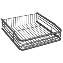 Gaveta Multiuso Deslizante 37cm Fruteira Aramada Preta Cozinha Corrediça Telescópica Masutti Gaveta Multiuso Deslizante 37cm Fruteira Aramada Preta Cozinha Corrediça Telescópica Masutti