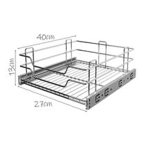 Gaveta Organizadora Cromada Standard 27cm