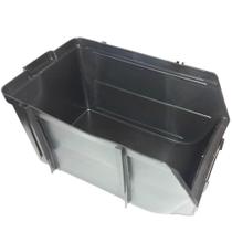 Gaveta Organizadora Empilhável De Plástico Preta - G6p36 - 3s Sabonaro Gaveta Preta - G6p36 - 3s Sabonaro