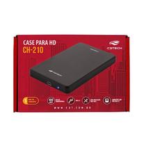 Gaveta Para HD 2,5 Polegadas Preto com Cabo USB 2.B CH-210BK C3TECH - 46678