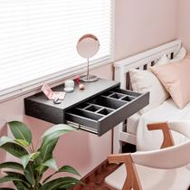 Gaveta Penteadeira Suspensa 60cm com divisória Prático Moderno Escritório Quarto Salão de Beleza Maquiagem Organizador