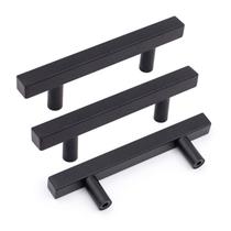 Gaveta Pulls Goldenwarm LSJ22BK76 Black 76 mm, furo, pacote com 25 Gaveta Pulls Goldenwarm LSJ22BK76 Black 76 mm, furo, pacote com 25
