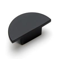 Gaveta Pulls KOPPALIVE, latão sólido, preto fosco, pacote com 5