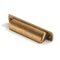 Gaveta Puxa Khtumeware, latão antigo, 3", pacote com 10
