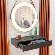 Gaveta Suspensa Penteadeira 40cm Em Mdf E Trilho Telescópico