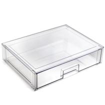 Gavetas de armazenamento BINO Stackable Shallow X-Large Clear