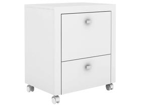 Gaveteiro 2 Gavetas Pasta Suspensa ME4112 Branco - Tecno Gaveteiro 2 Gavetas Pasta Suspensa ME4112 Branco - Tecno