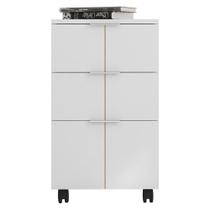 Gaveteiro 3 Gavetas Cubic Branco Fosco - Caemmun
