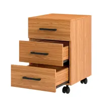 Gaveteiro 3 Gavetas Industrial Freijó - Dalla Costa