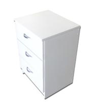 Gaveteiro 3 Gavetas MDF Com 1 Compartimento Secreto, Gaveta Secreta