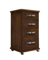 Gaveteiro 4 Gavetas - Branco - Corrediças Telescópicas Gaveteiro 4 Gavetas - Branco - Corrediças Telescópicas