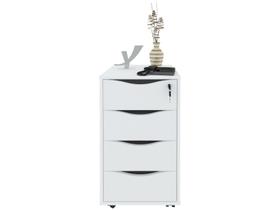 Gaveteiro 4 Gavetas com Chave Bit Home Office