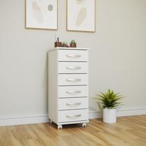 Gaveteiro 6 Gavetas com Rodízio