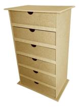 Gaveteiro 6 gavetas escritório