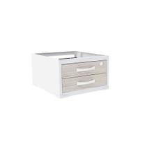 Gaveteiro Aéreo 02 Gavetas Tubolar P25 Pandin Casablanca e Branco Gaveteiro Aéreo 02 Gavetas Tubolar P25 Pandin Casablanca e Branco