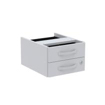 Gaveteiro Aéreo Com 02 Gavetas Maxxi Pandin Cinza Cristal Gaveteiro Aéreo Com 02 Gavetas Maxxi Pandin Cinza Cristal