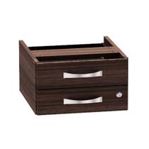 Gaveteiro Aéreo Com 2 Gavetas PE40 Pandin Walnut