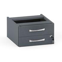 Gaveteiro Aéreo Tubolar Com 2 Gavetas PE 40 Pandin Grafito Gaveteiro Aéreo Tubolar Com 2 Gavetas PE 40 Pandin Grafito
