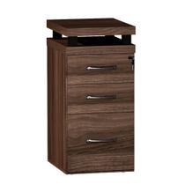 Gaveteiro Alto Com 03 Gavetas PE40 Pandin Walnut Gaveteiro Alto Com 03 Gavetas PE40 Pandin Walnut