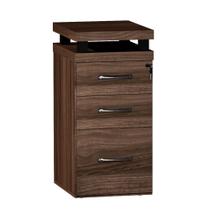 Gaveteiro Alto Com 03 Gavetas PE40 Pandin Walnut Gaveteiro Alto Com 03 Gavetas PE40 Pandin Walnut