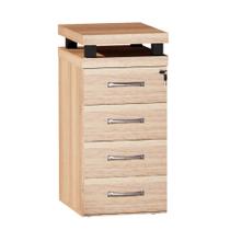 Gaveteiro Alto Com 04 Gavetas PE40 Pandin Noce Naturale